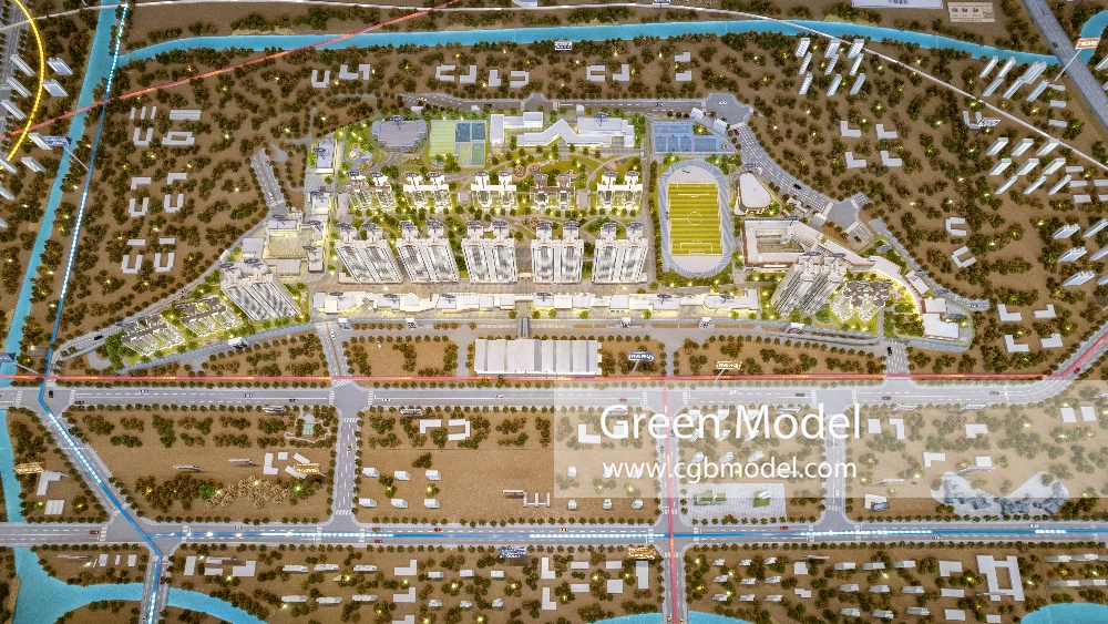 image of a Urban planning model