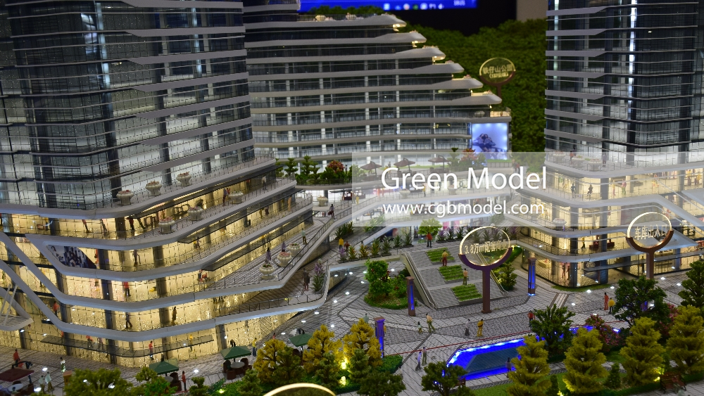 picture of Huizhi R&D Center architectural model
