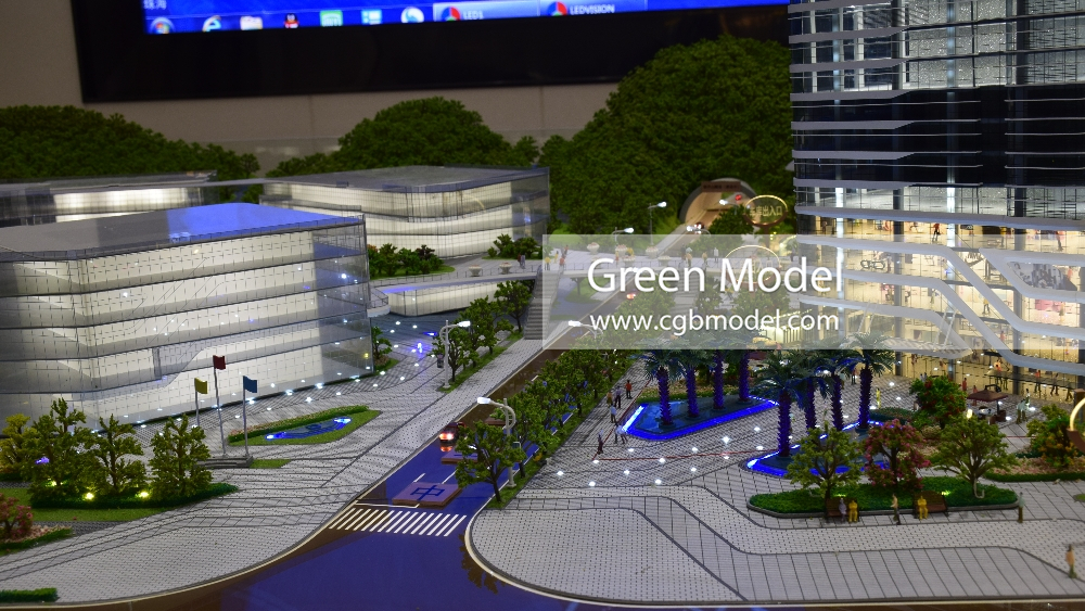 picture of Huizhi R&D Center architectural model